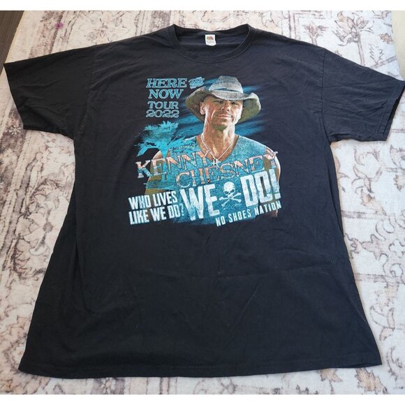 Fruit Of The Loom Men Sz. XL Kenny Chesney Here And Now Tour T Shirt - Picture 1 of 5